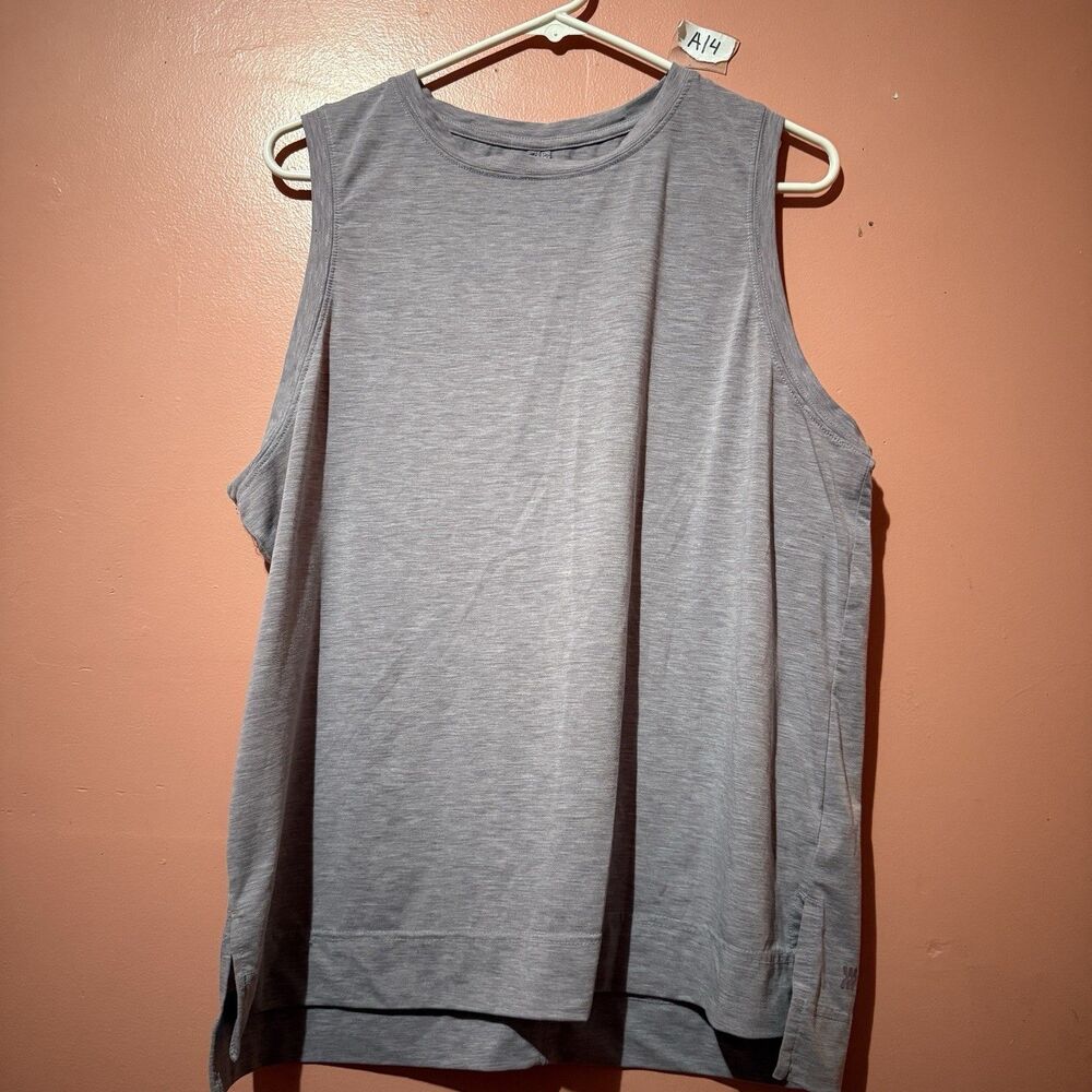 3/$15 All In Motion Womens Tank Top L Large Purple Active Wear Sleeveless Shirt